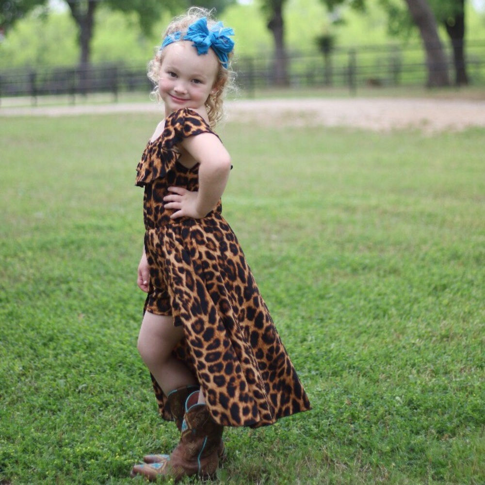 Toddler Cheetah Romper